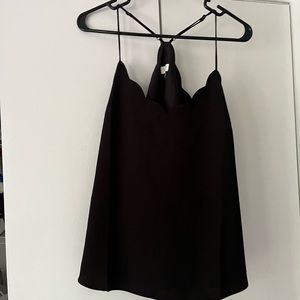 J.Crew Factory scallop cami